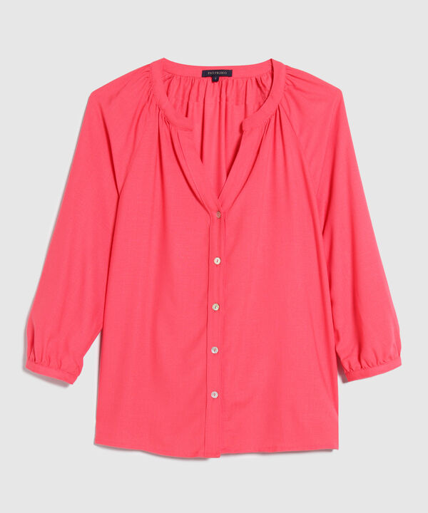 Blusa M 3/4 Cuello Neru Unicolor