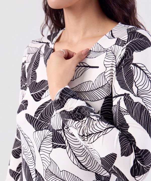Camisetamanga Larga Estampada 