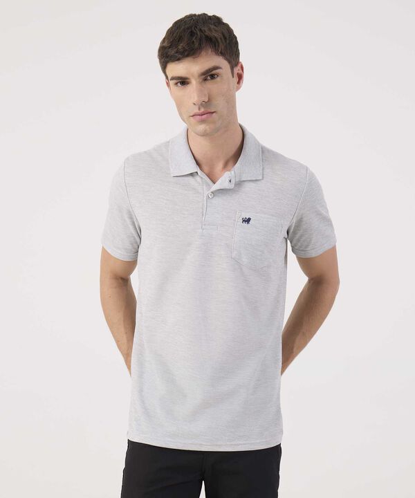 Polo Unicolor Con Bolsillo  image number null