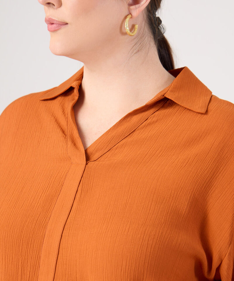 Blusa Manga 3/4 Para Mujer Curvy