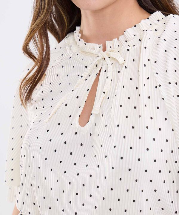 Blusa Estampada Manga Globo image number null