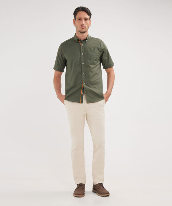 Camisa Manga Corta Unicolor