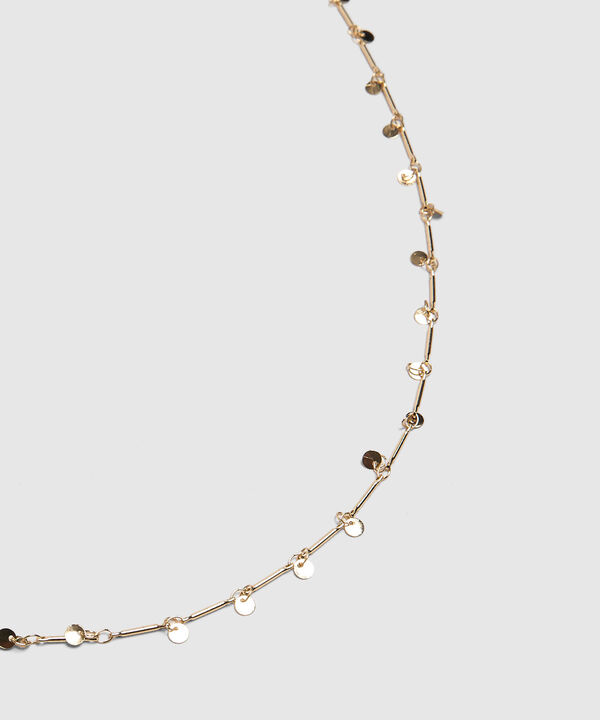 Collar Delgado Con Dijes Mujer