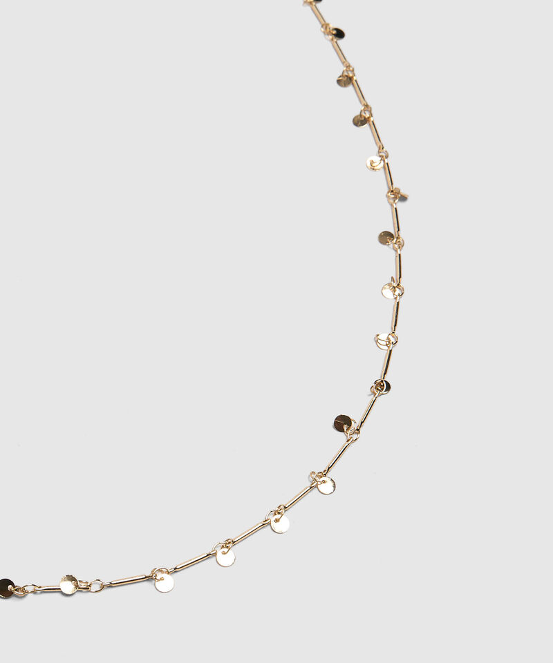 Collar Delgado Con Dijes Mujer