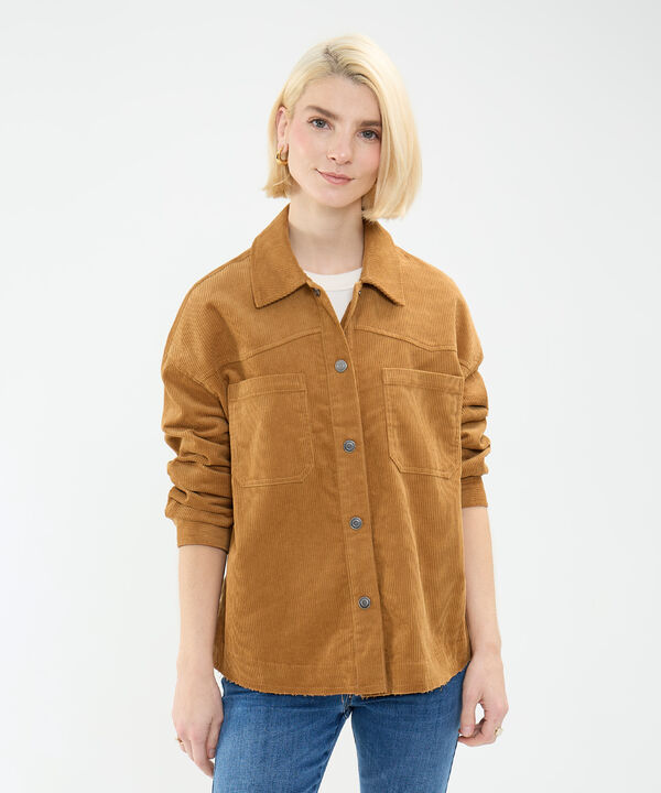 Sobrecamisa en Efecto Pana image number null