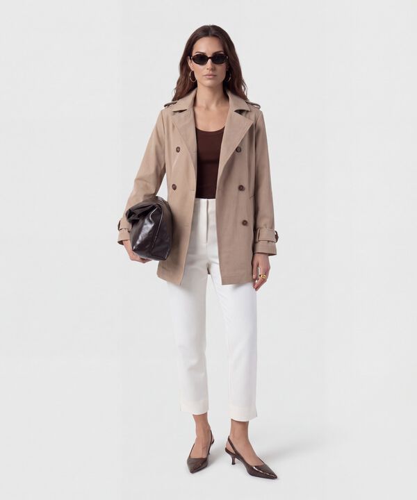 Pantal&oacute;n Clasico De Tiro Alto Para Mujer