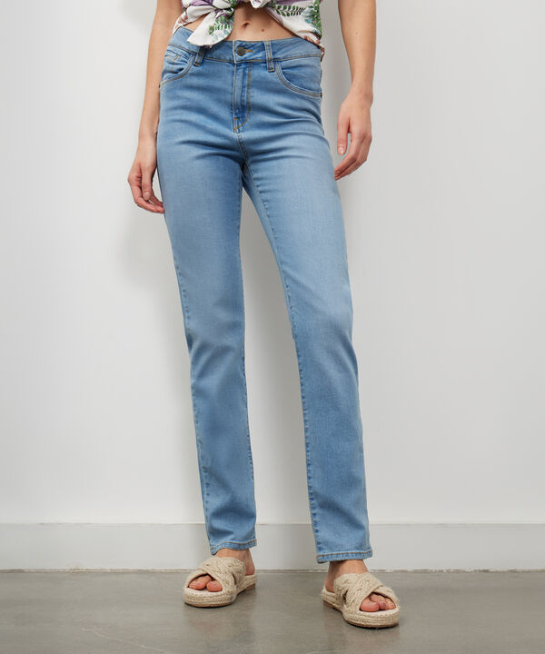 Jean Indigo Bota Recta