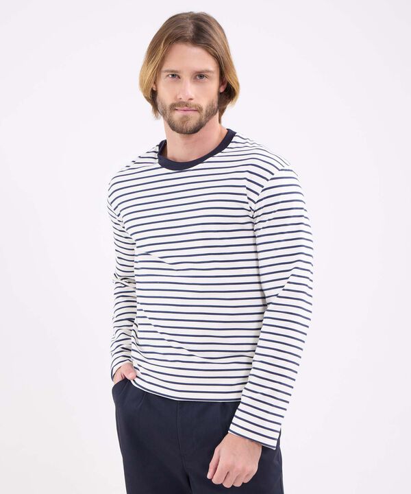Camiseta A Rayas Para Hombre image number null