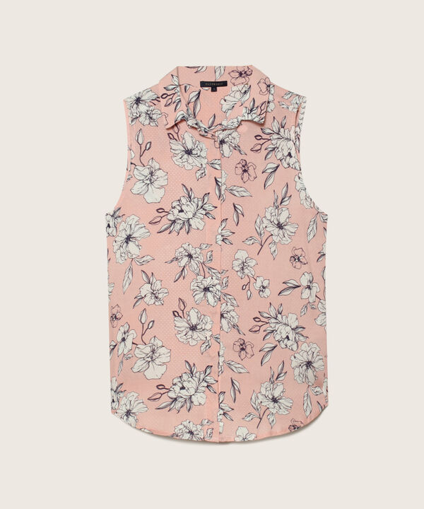 Camisa Manga Sisa Estampada