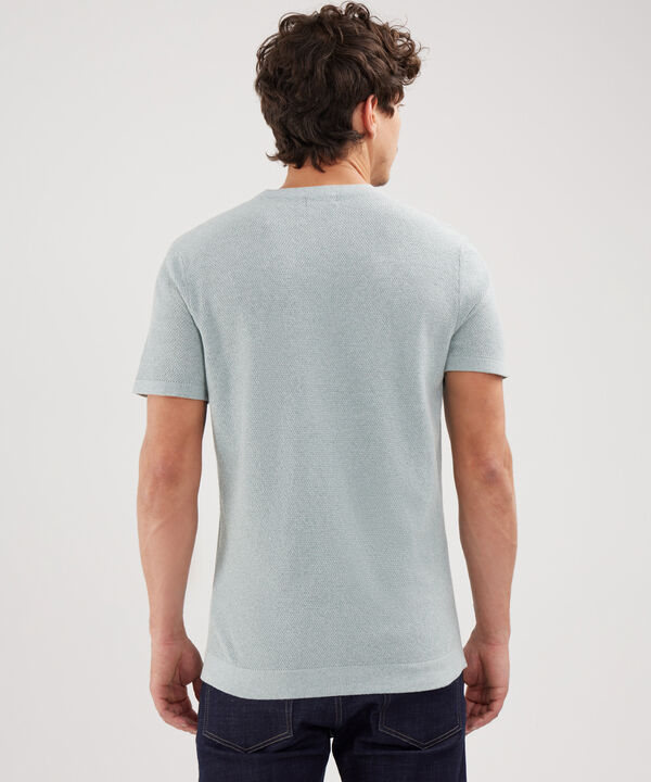 Camiseta Unicolor Cuello Redono