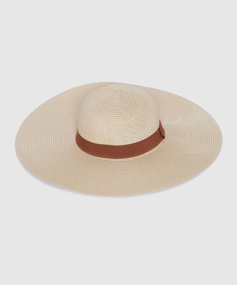 Sombrero Tipo Pamela con Cinta