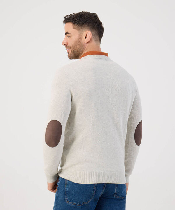 Buzo Unicolor Con Textura 