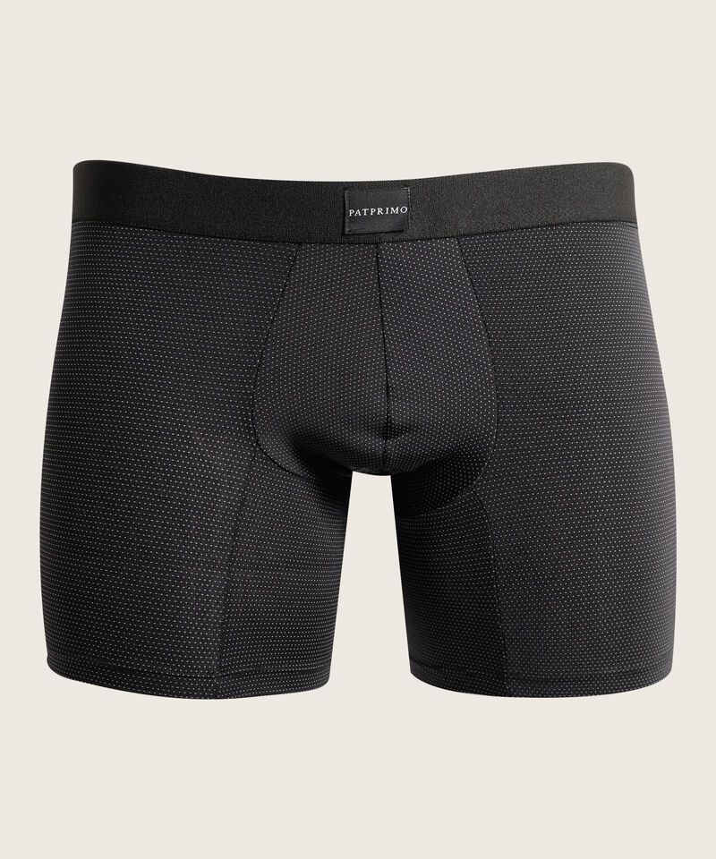 Boxer Pack X5 Medio Microfibra Unicolor Con Textura