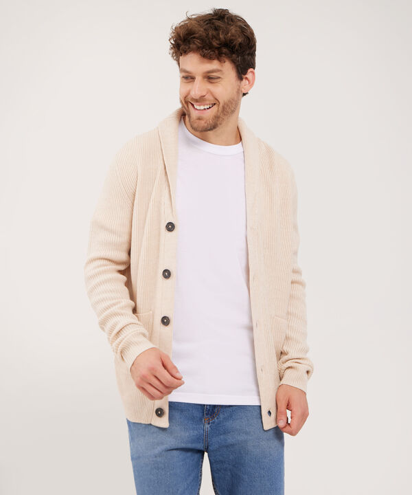 Saco Abierto Con Cuello Con Botones En Frente image number null