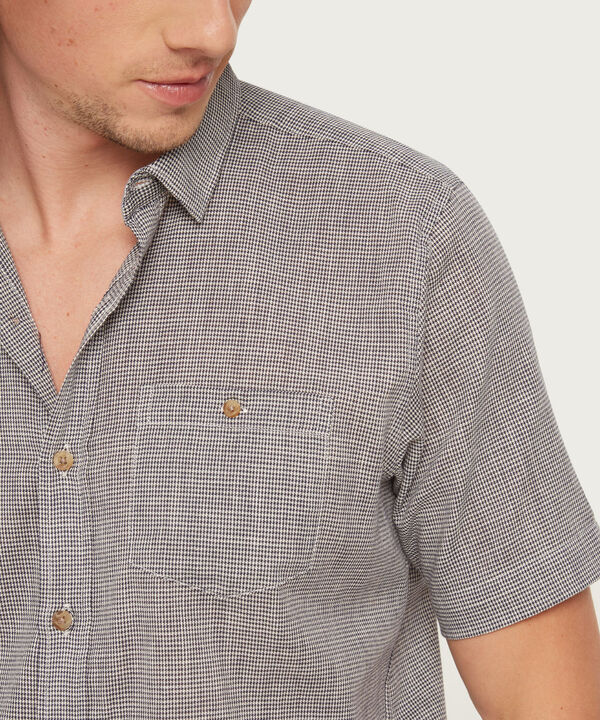 Camisa , Manga Corta Con Bolsillo image number null