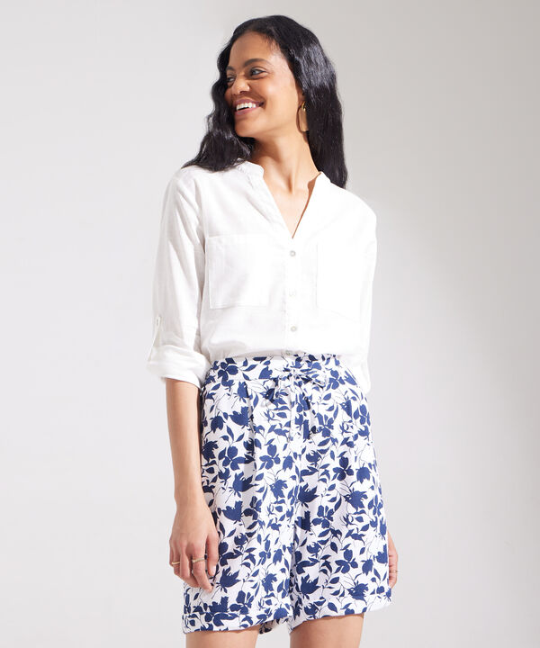 Bermuda Larga Estampada Con El&aacute;stico En Pretina image number null