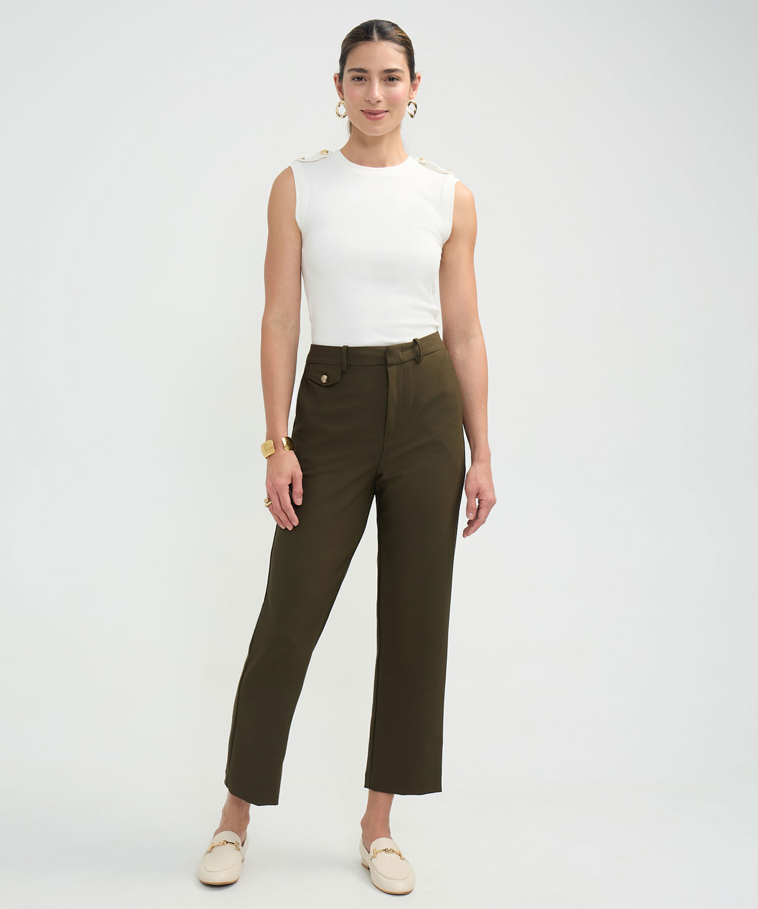 Pantalón Formal con Bolsillos