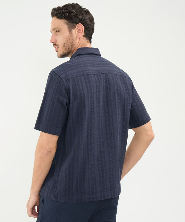 Camisa en Efecto Rústico