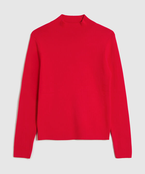 Saco Tejido Cuello Alto para Mujer image number null