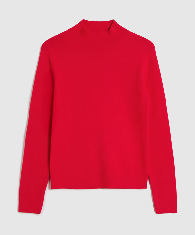 Saco Tejido Cuello Alto para Mujer