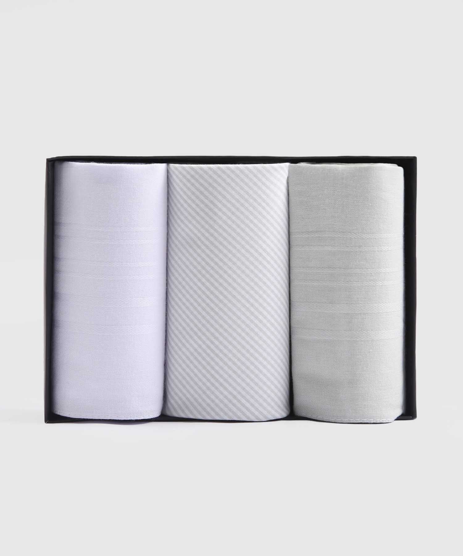 Set x 3 Pañuelos Estampados a Tono