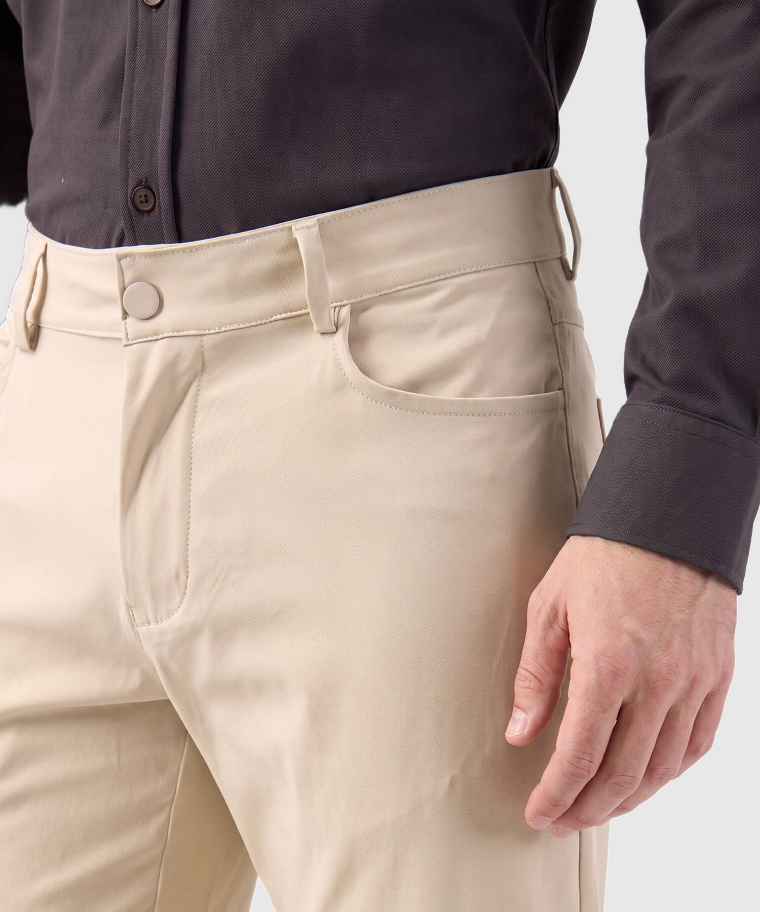 Pantal&oacute;n Casual Regular Fit Para Hombre