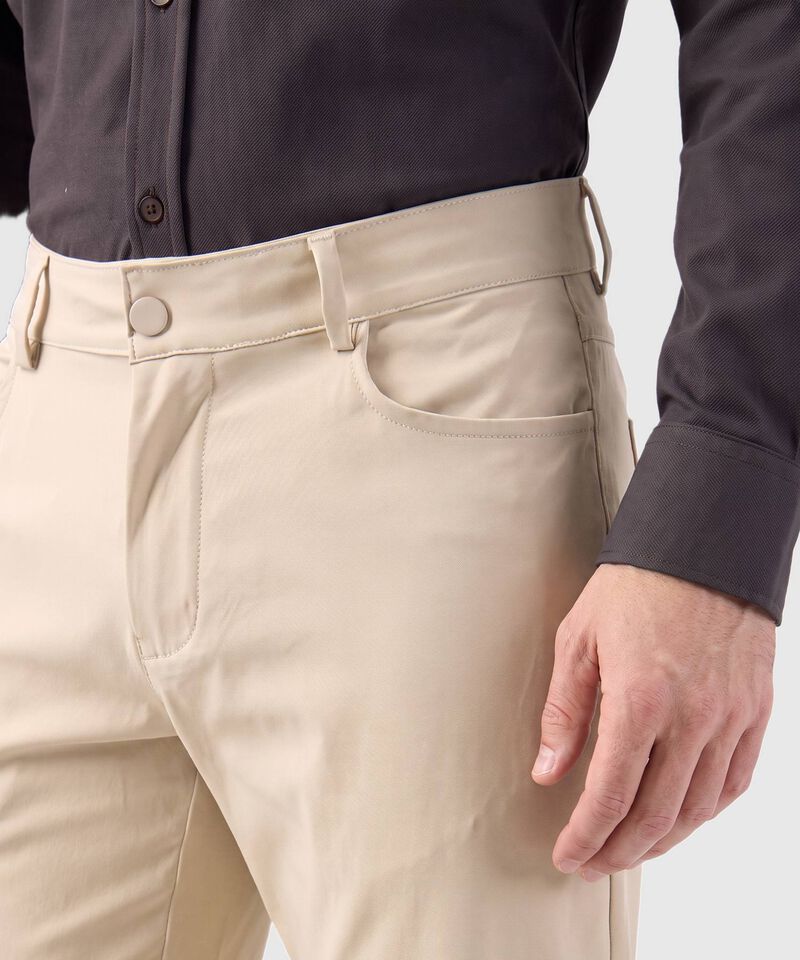 Pantal&oacute;n Casual Regular Fit Para Hombre