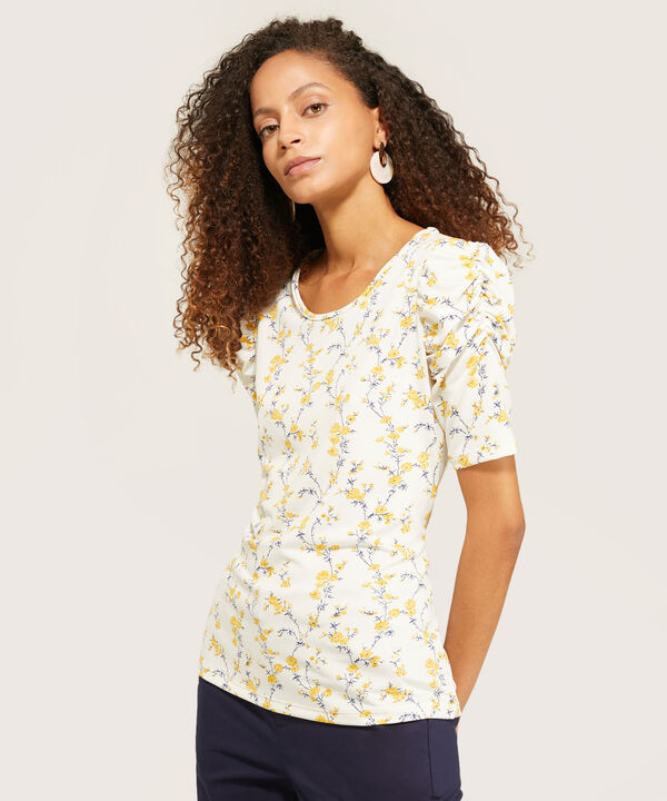 Camiseta Estampada Con Ruche image number null