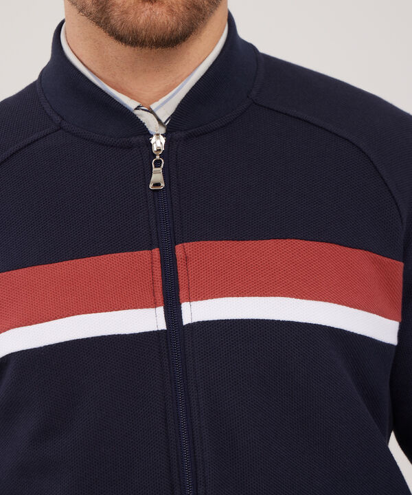 Buzo Tipo Bomber Con Cortes image number null