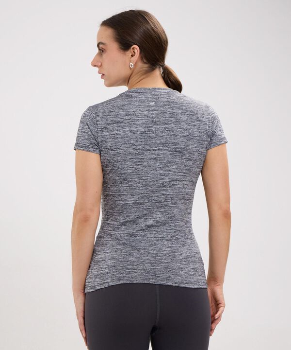 Camiseta Deportiva Jaspeada
