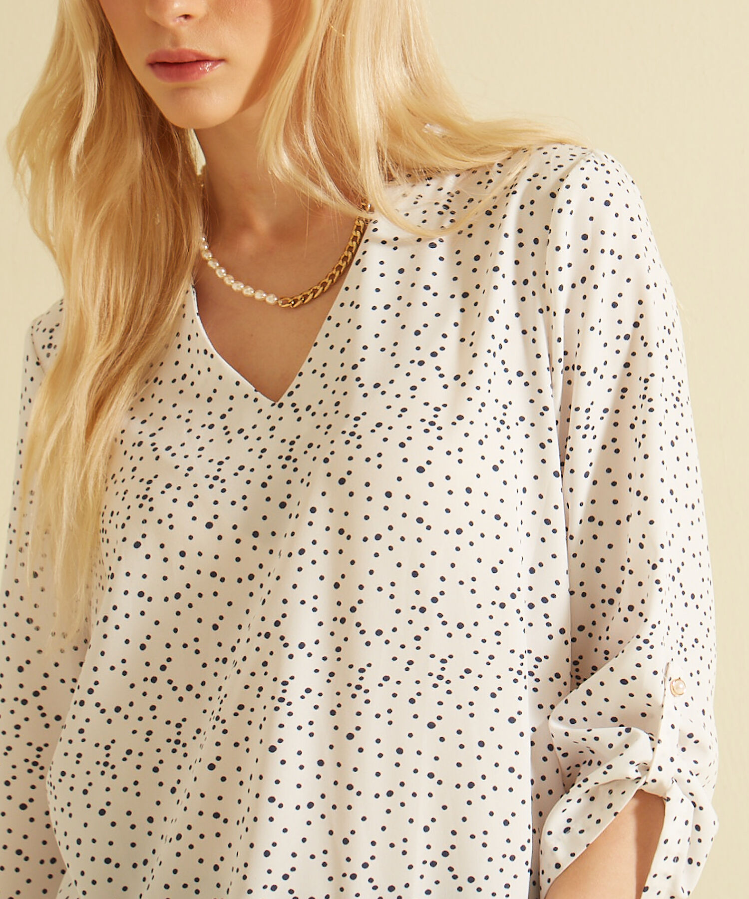 Blusa Manga 3/4 Estampada Monoproducto