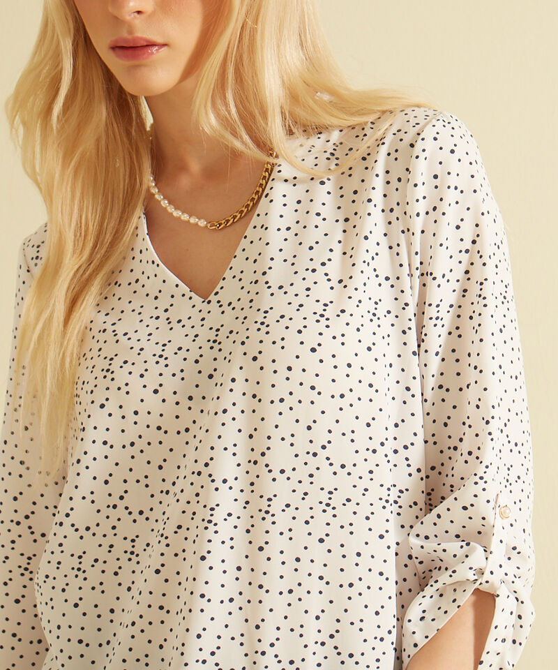 Blusa Manga 3/4 Estampada Monoproducto