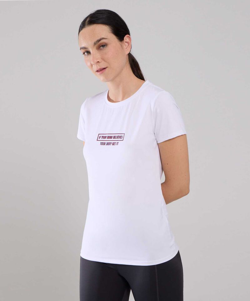 Camiseta Mc Unicolor Corta Con Screen