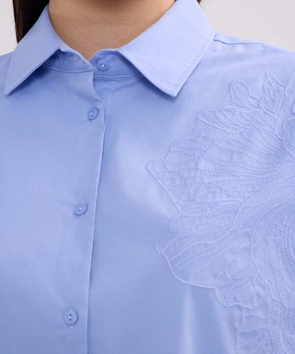 Camisa Bordada,  Manga Corta image number null