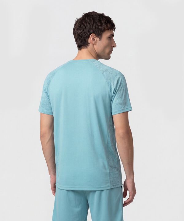 Camiseta Deportiva Con Detalle En Mangas 