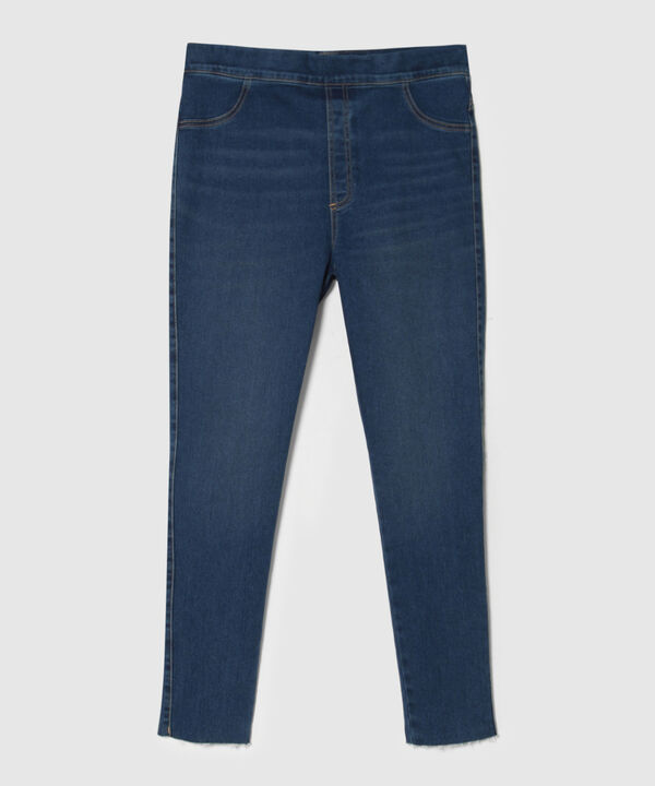Jegging Tiro Alto con Guardapolvos