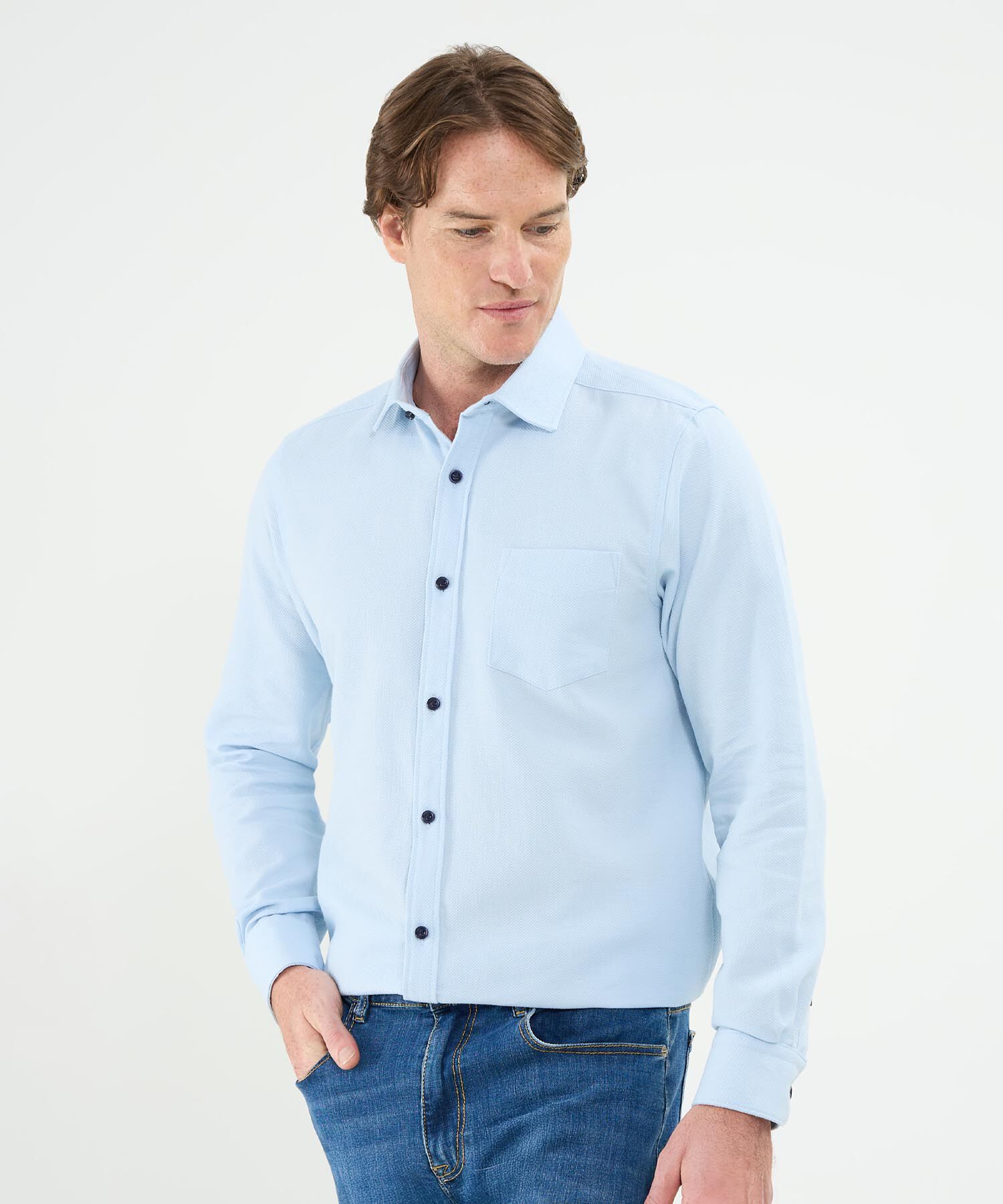 Camisa Formal Preteñida