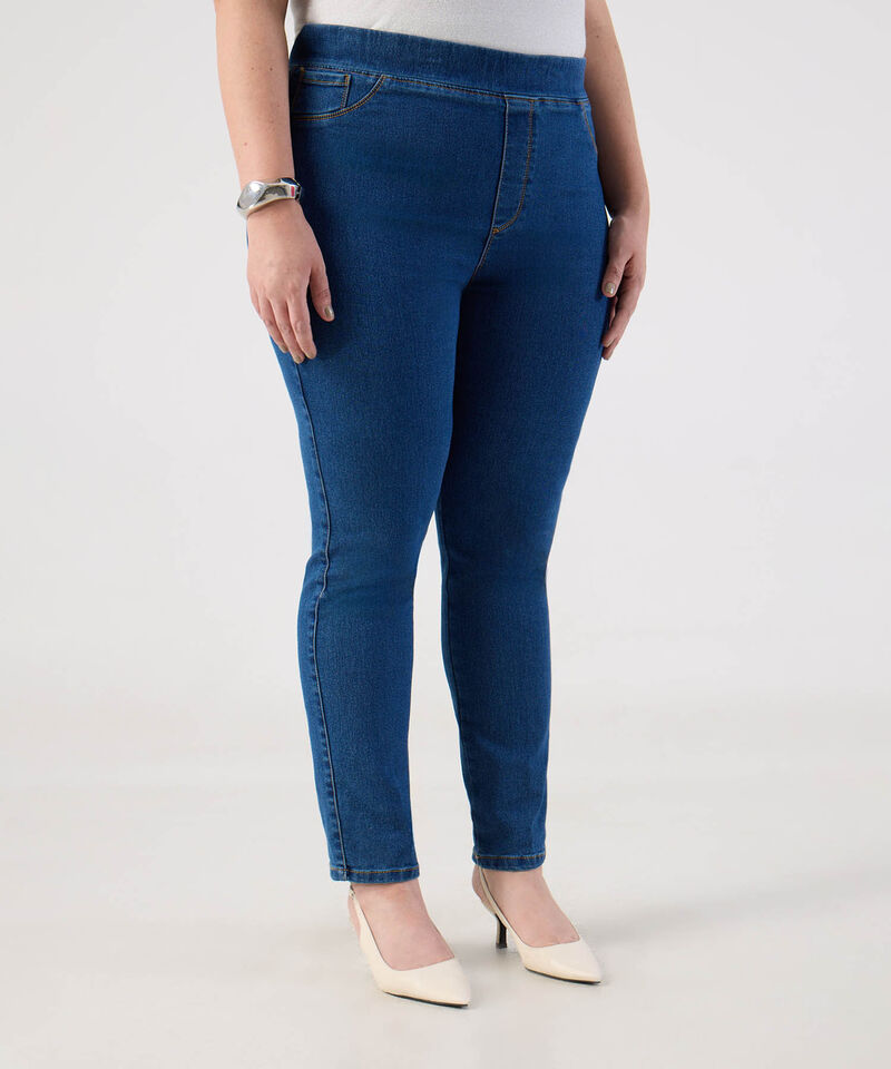 Jegging de Tiro Alto Estilizado para Mujer Curvy