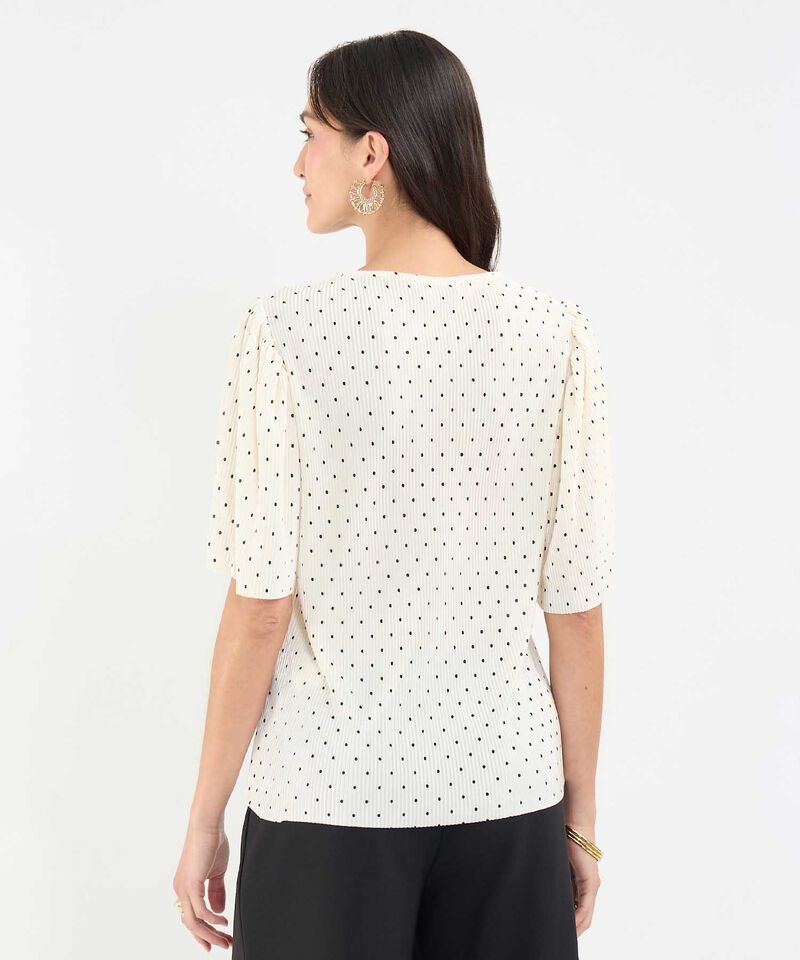 Blusa Estampado de Lunares