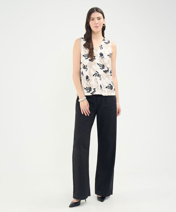 Blusa Estampado Botánico image number null