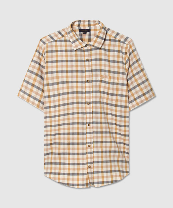 Camisa Manga Corta Con Bolsillo Y Silueta Regular Fit, Magia En El Caribe