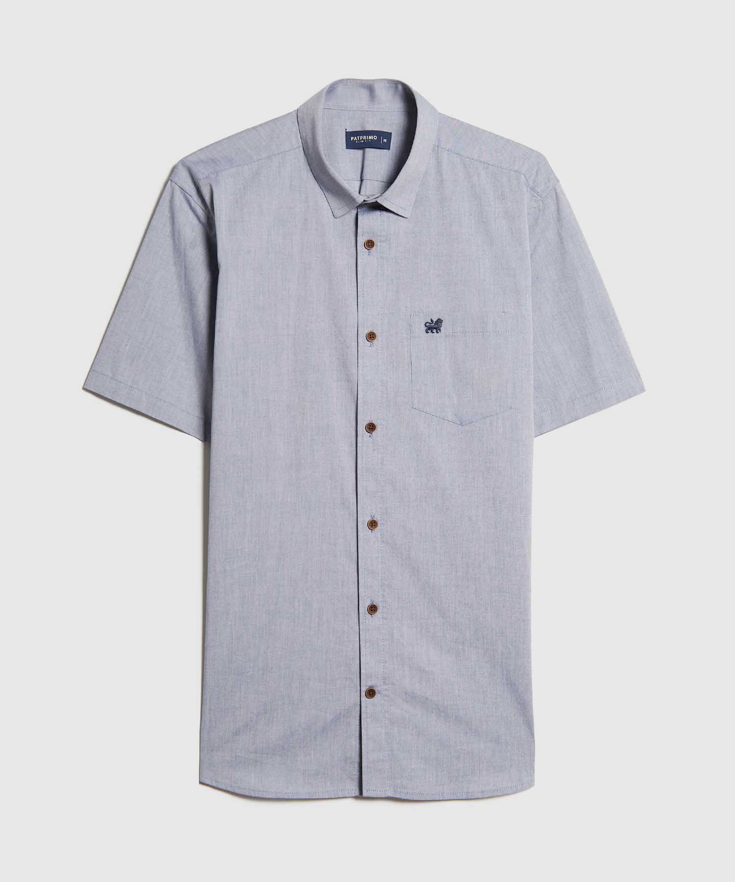 Camisa en Efecto Rústico