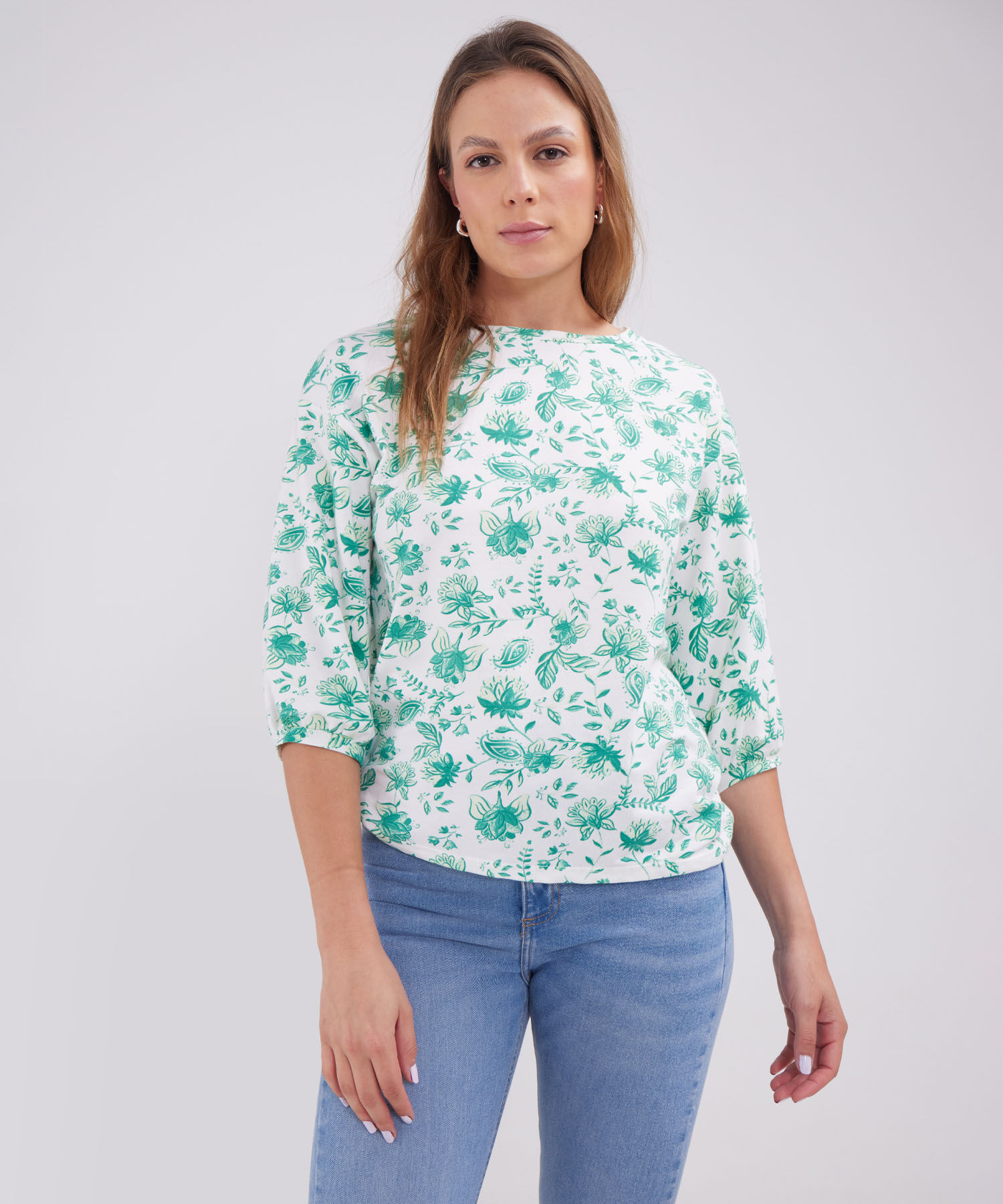 Camiseta Estampado Floral