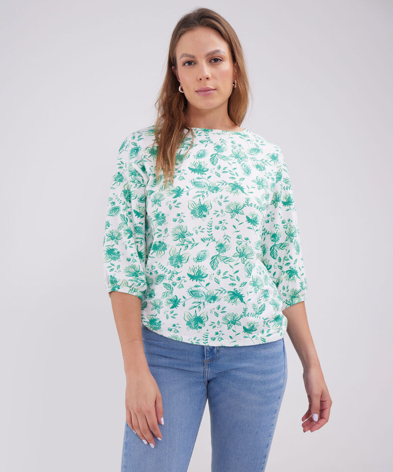 Camiseta Estampado Floral