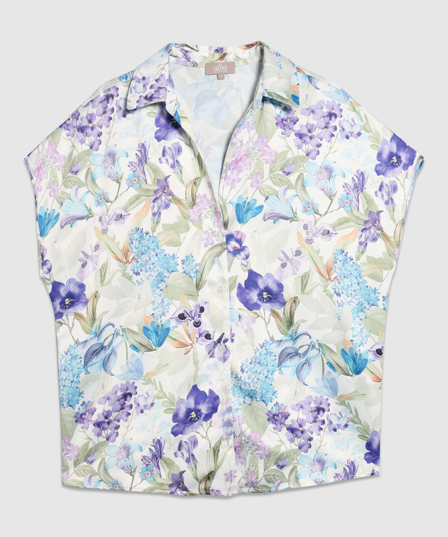 Camisa Estampada Cuello Resort