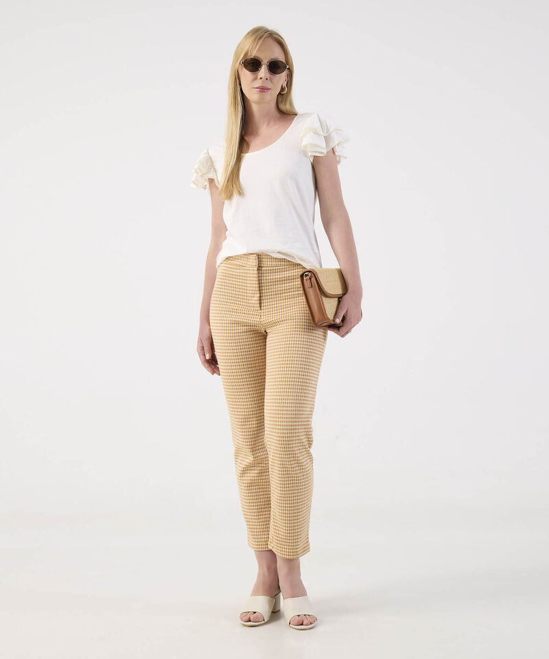 Blusa Para Mujer con Hombros con Volantes