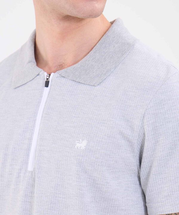 Polo Unicolor Con Cremallera image number null
