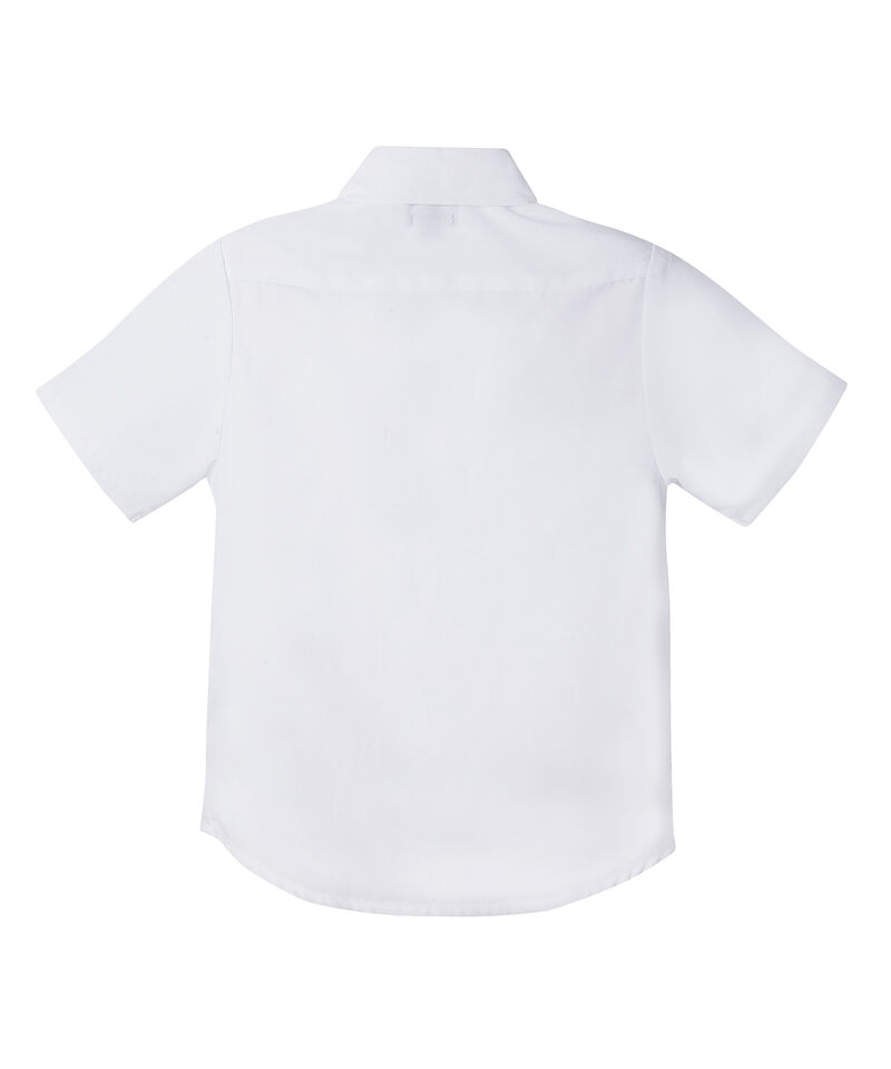 Camisa Niño Escolar Manga Corta Unicolor