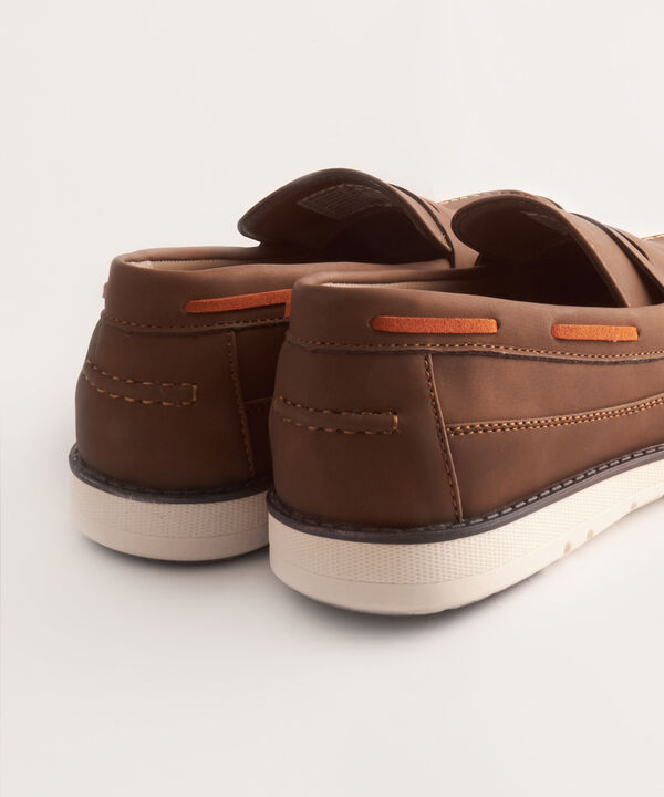 Mocas&iacute;n Casual De Suela Contrastante