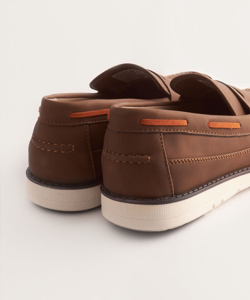 Mocas&iacute;n Casual De Suela Contrastante